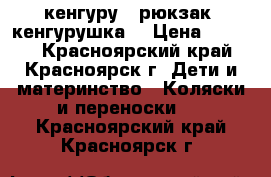 кенгуру - рюкзак (кенгурушка) › Цена ­ 1 000 - Красноярский край, Красноярск г. Дети и материнство » Коляски и переноски   . Красноярский край,Красноярск г.